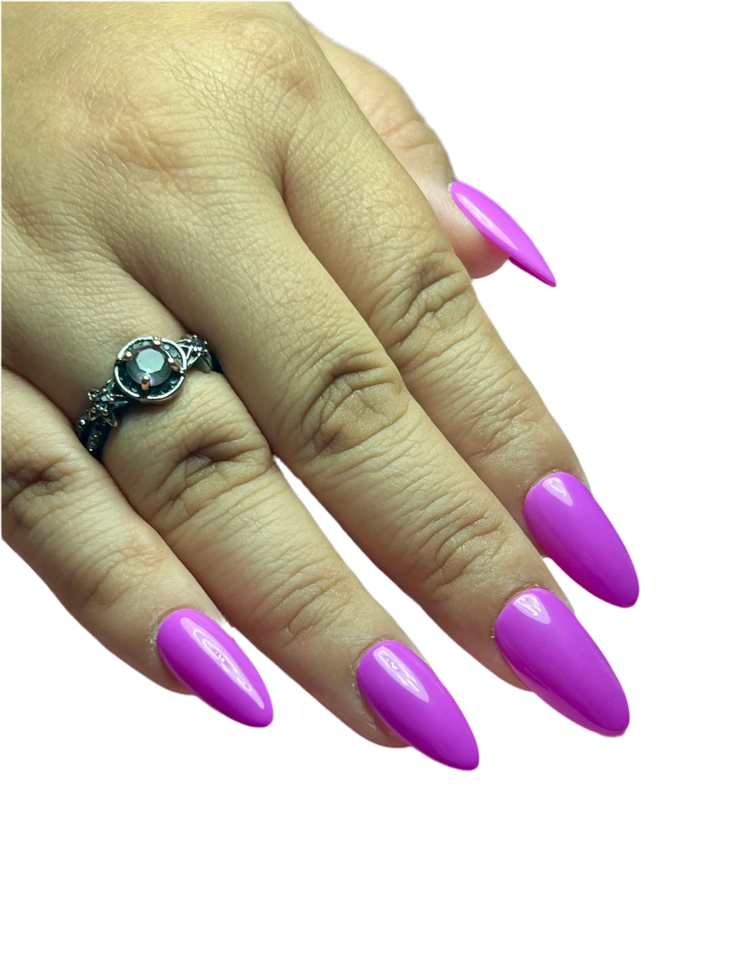 Is she purple? Letty Does Nails