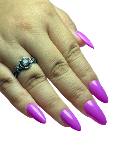 Is she purple? Letty Does Nails