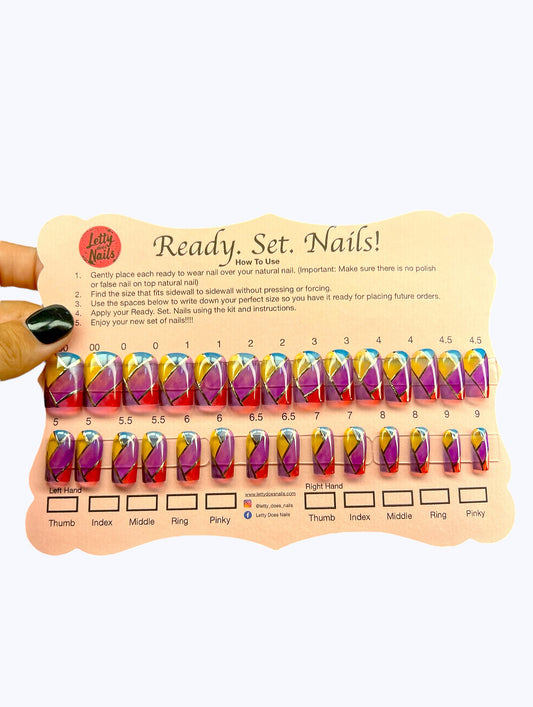 Ready. Set. Nails! Stained Glass